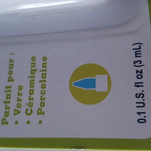 Glass Paint Fineliner Marker 3ml (White) - Picture 4 of 7